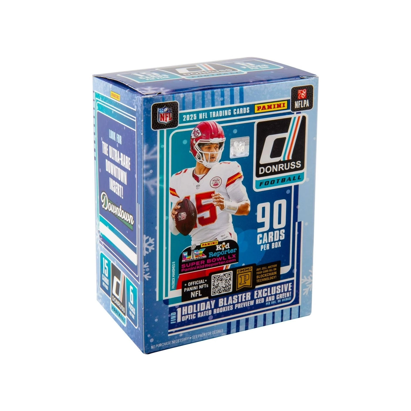 Panini Donruss Holiday Football Blaster Box - 90pcs