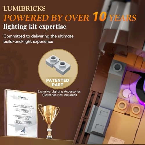 Steampunk Mechanical Elephant - 1700+ blocks LED Light