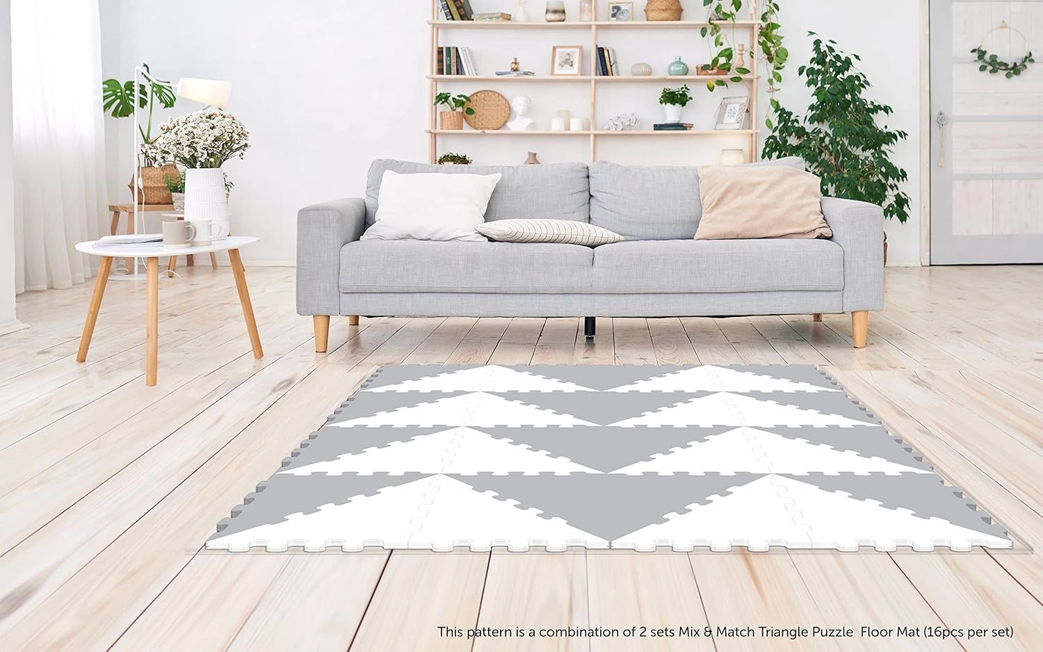 Triangle Puzzle Floor Mat - 10 Months