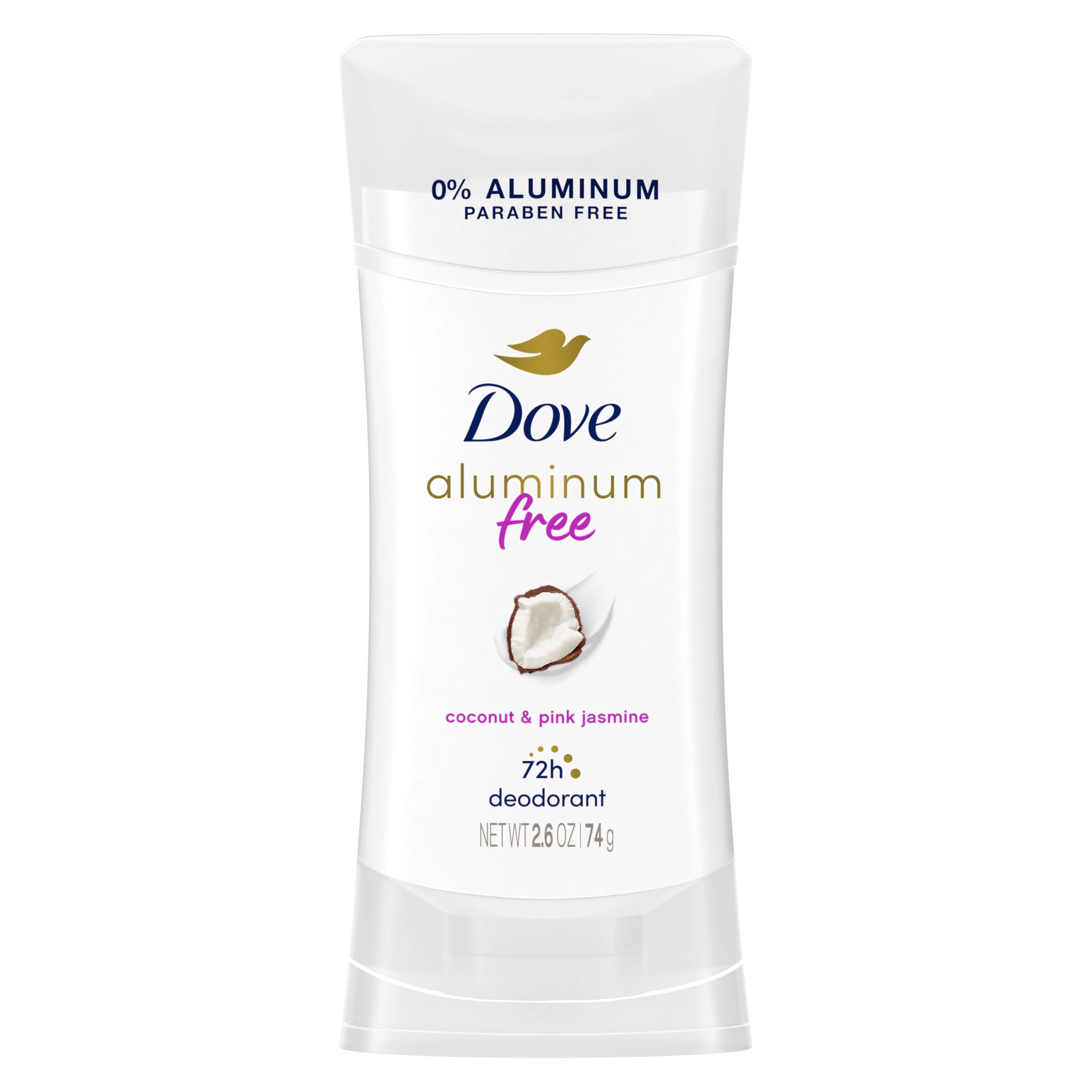 Dove Aluminum Free Deodorant - Coconut & Pink Jasmine 2.6 oz (74 g)