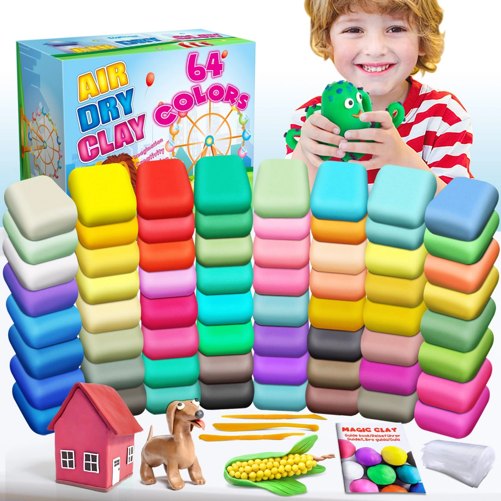 ESSENSON Air Dry Clay - 3+ years 64 Colors