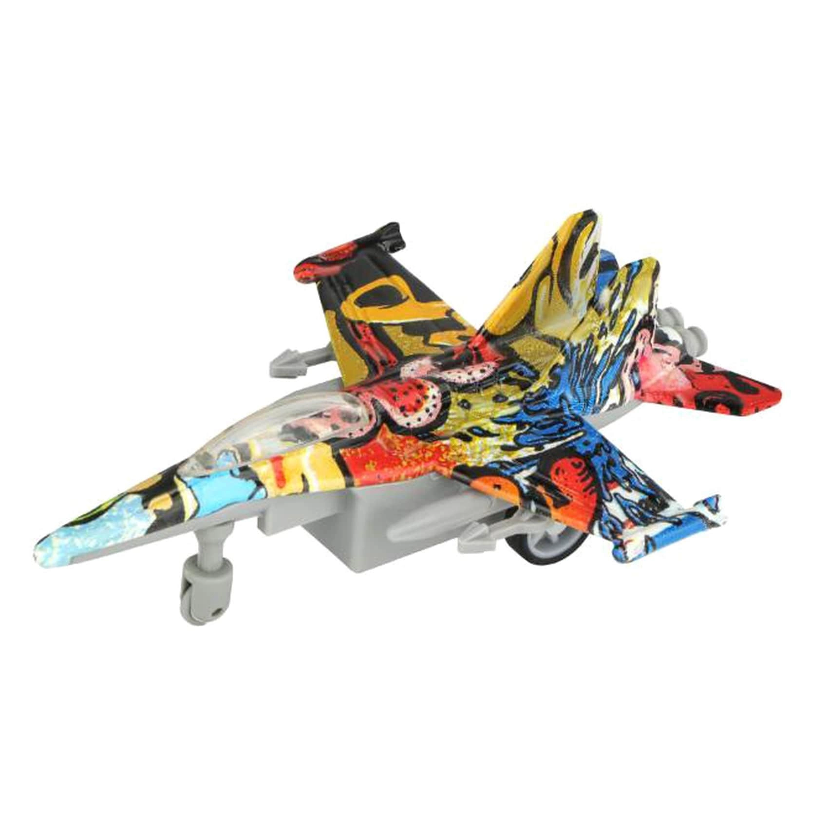 Pull Back Fighter Plane