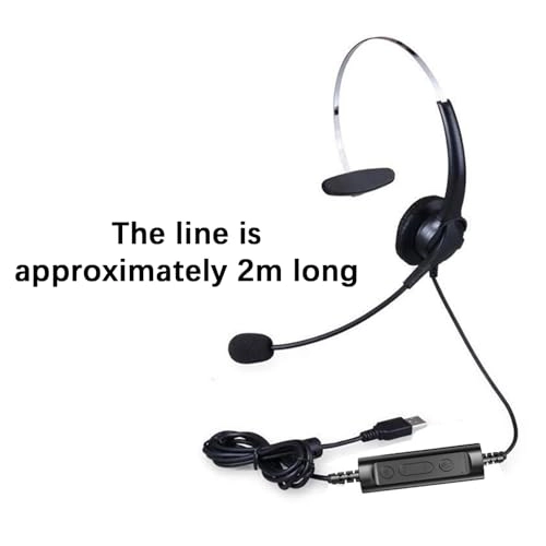 USB Corded Headset - Wired Headset