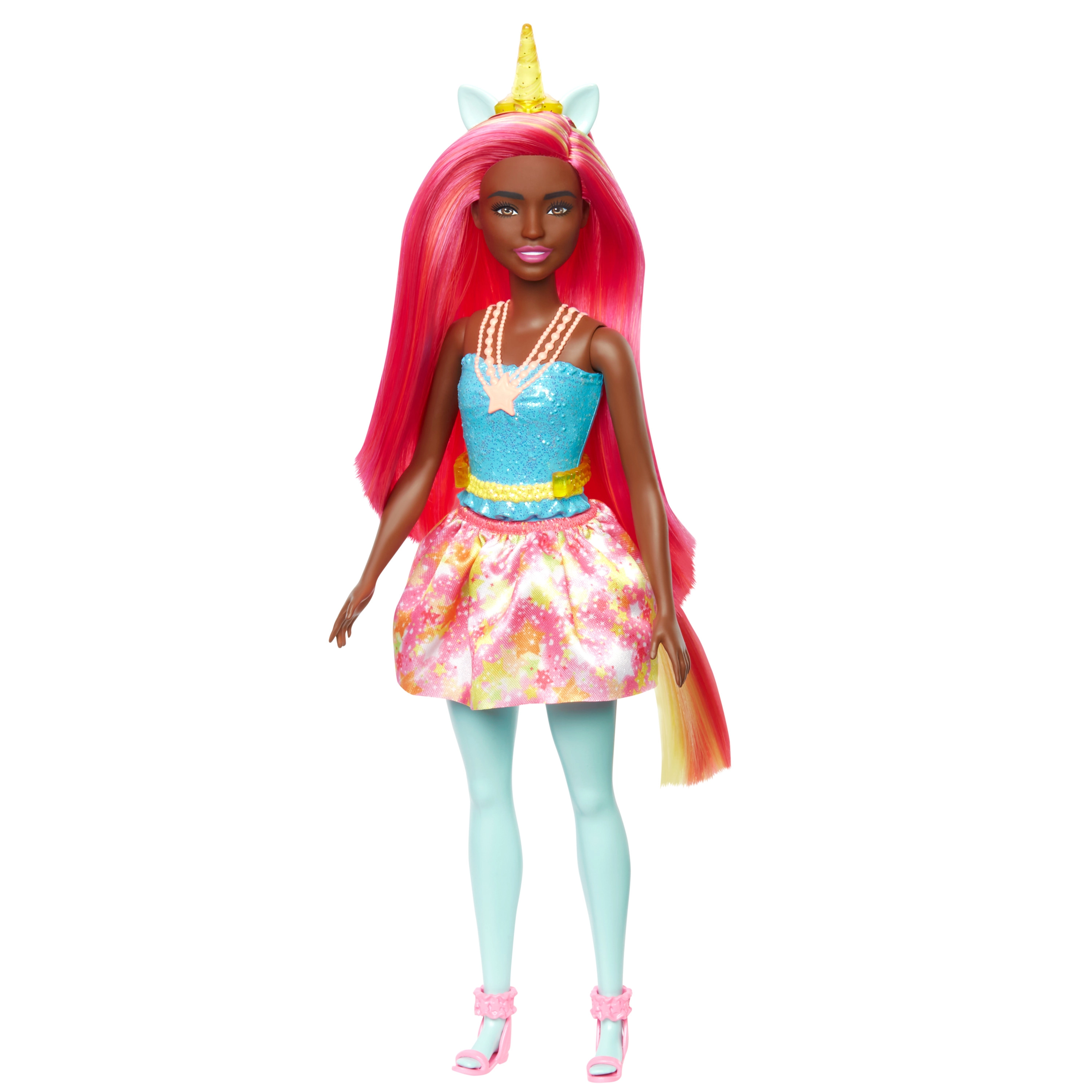 Barbie Dreamtopia Dress-Up Doll - 2-in-1 transformation 8 pieces Ages 36 month(s)+