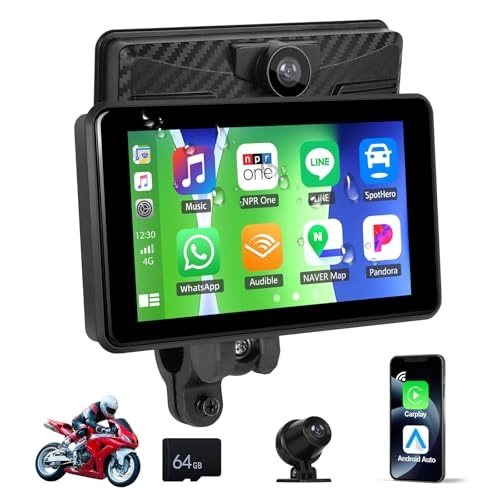Motorcycle CarPlay Screen - 5 Inches