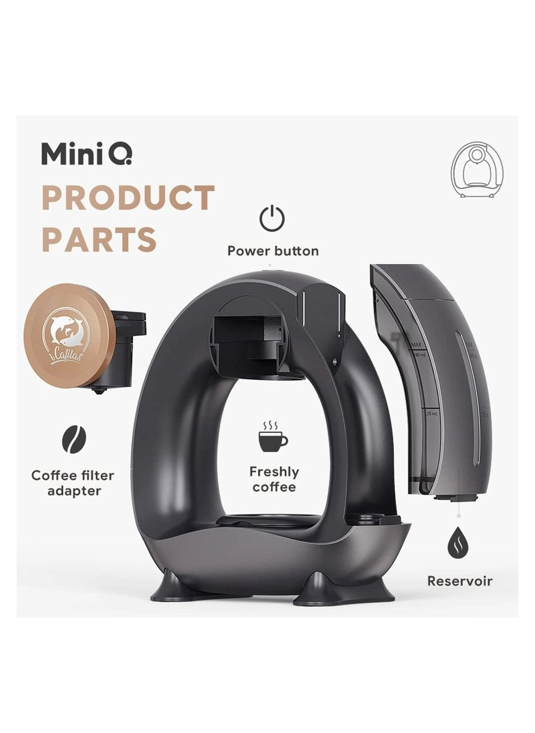 Mini Q Personal Coffee Brewer 1400W