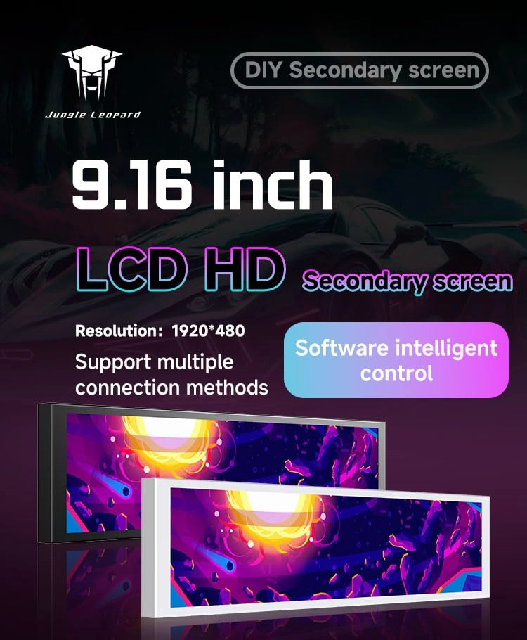 LCD Screen Display - 1920 x 480 9.16 inch