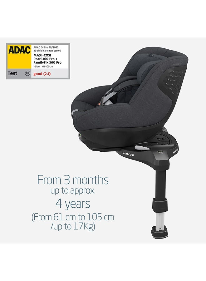 Pearl 360 Pro - Authentic Black 360° rotation 5 recline positions