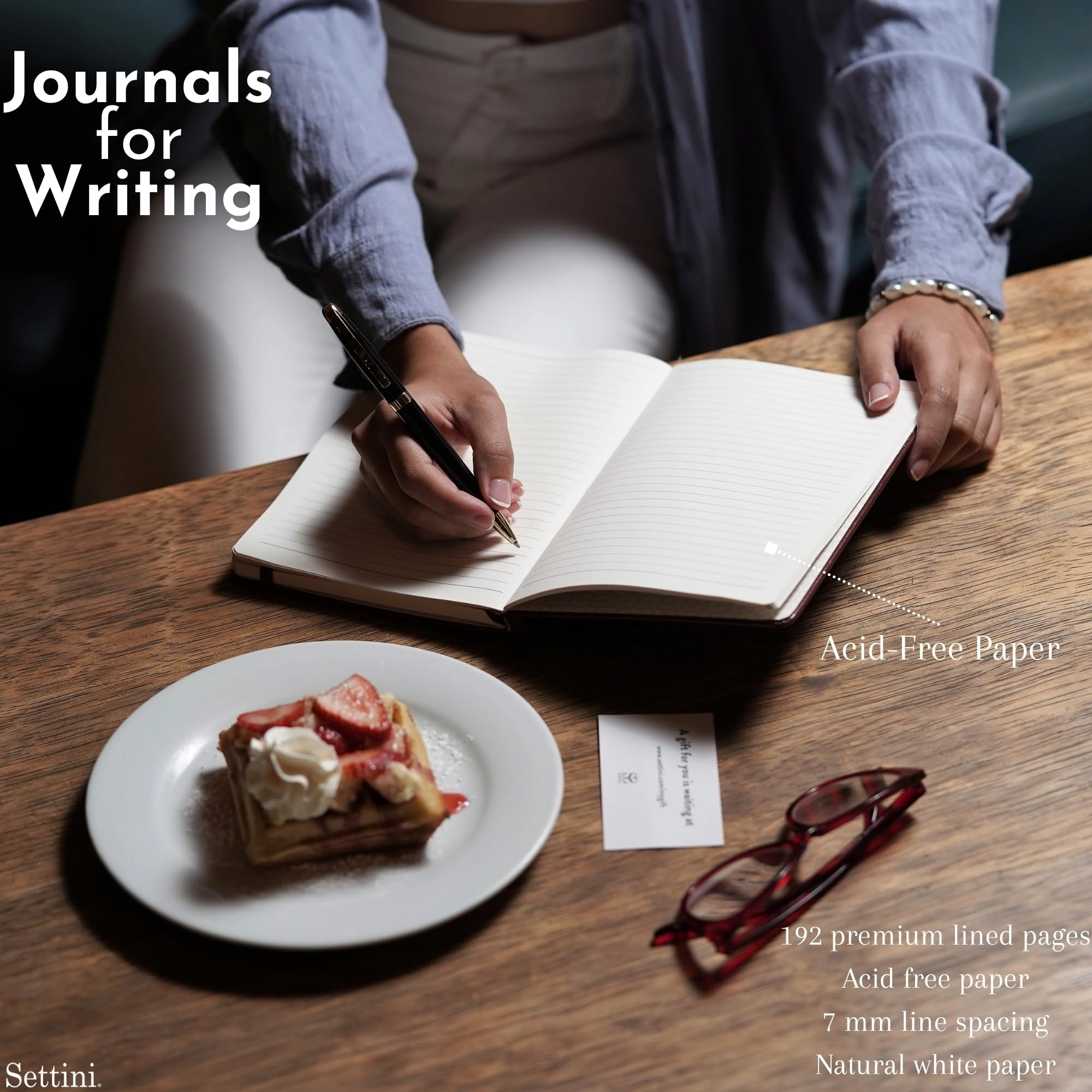 Compass Journal A5 Hardcover - Lined 192 Pages Gift Set