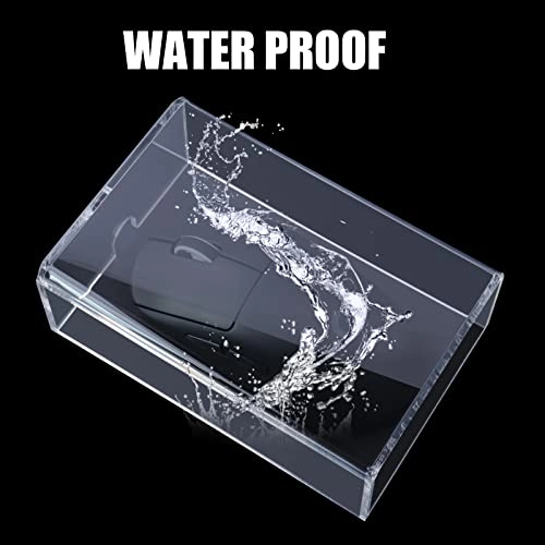 Acrylic Mouse Cover - Transparent Waterproof Dust Proof
