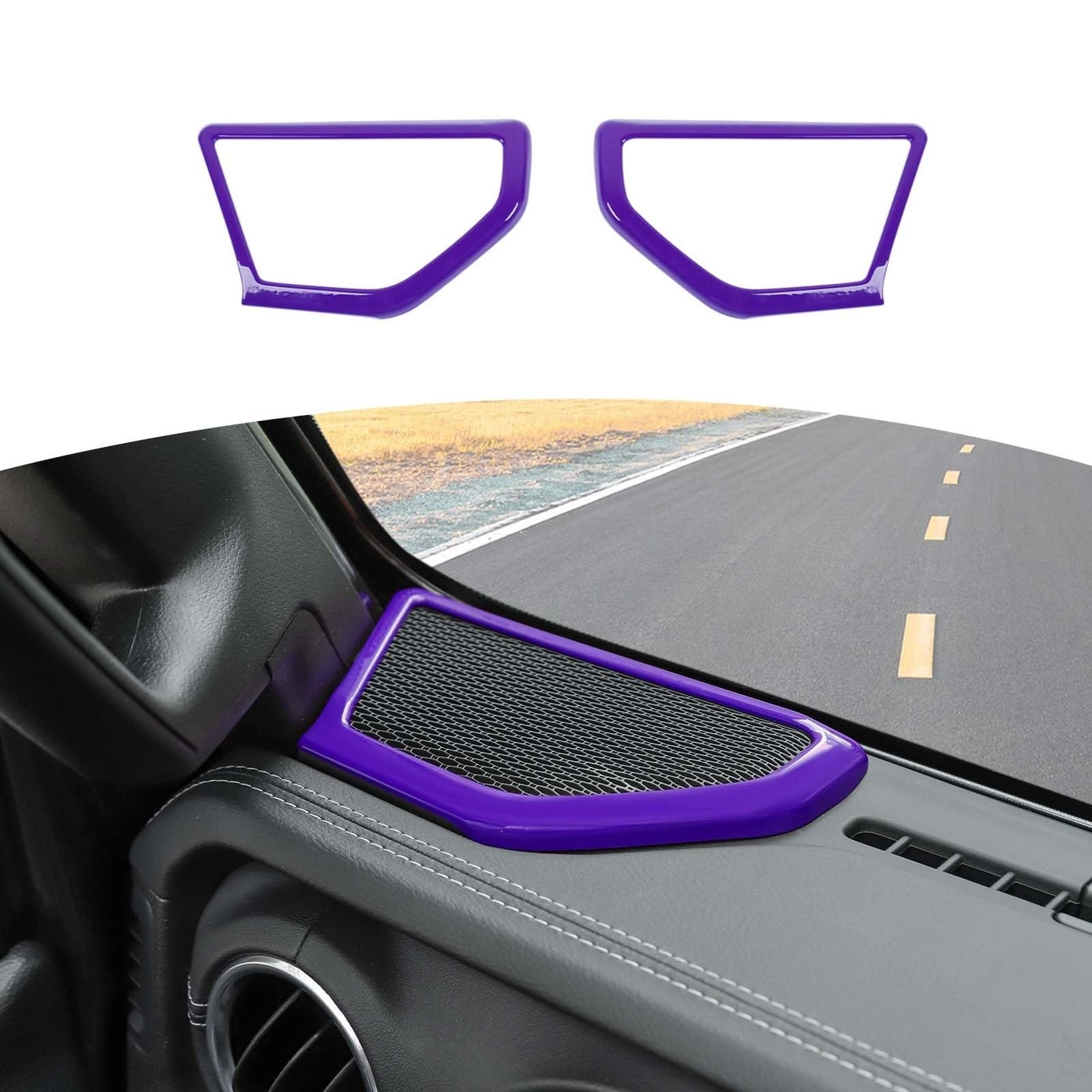 A Pillar Speaker Frame Trim Cover - Jeep Wrangler JL 2018-2024