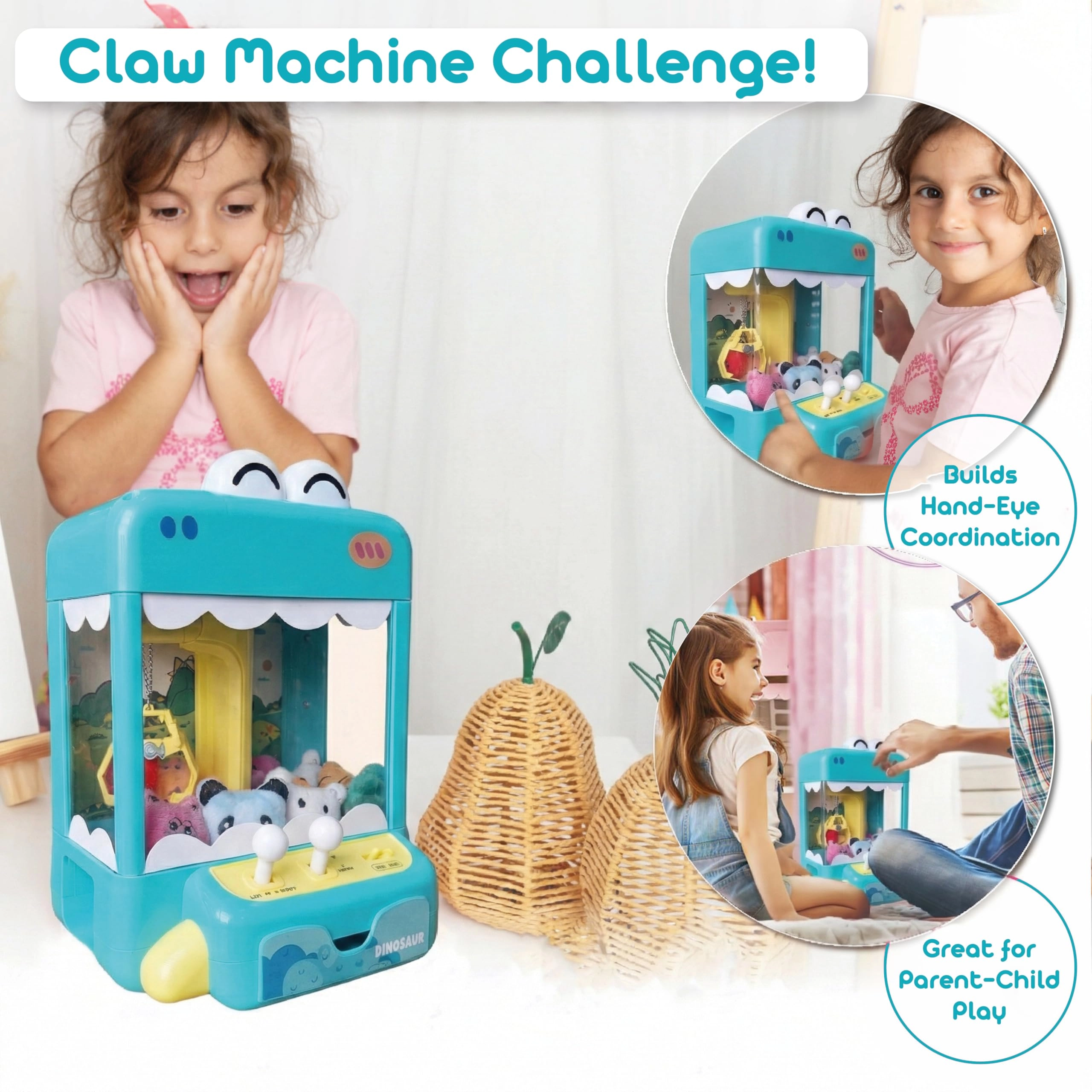 dionys&thrys Claw Machine - Dinosaur - 3 years+