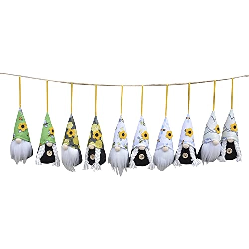 Bee Festival Gnome Pendant - cloth