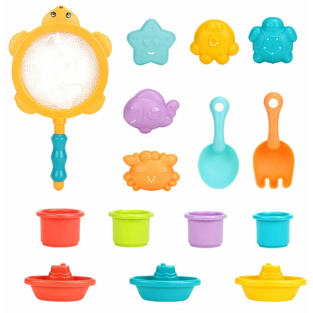 huanger Kids Sand Beach & Water Bath Toyset - 15pcs