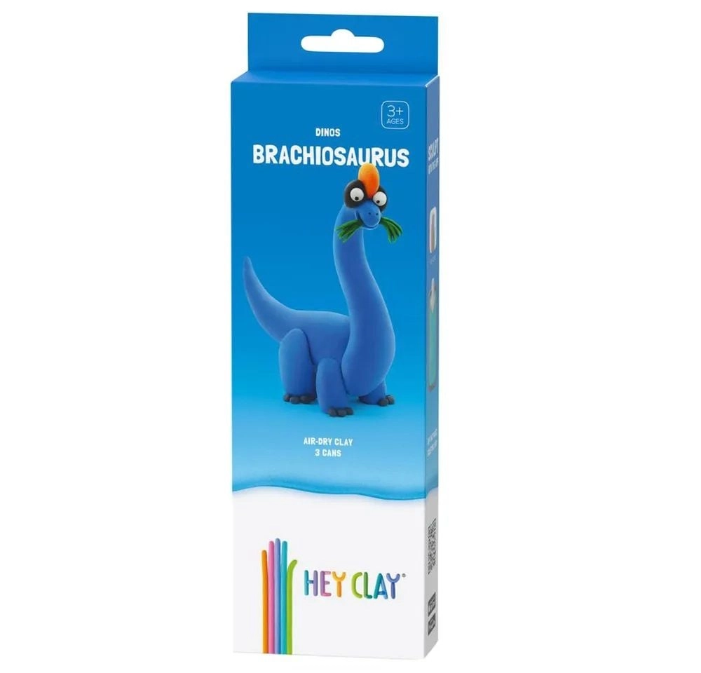 HEY CLAY Brachiosaurus - Plastic Modelling Air Dry Clay Kit 3+ years