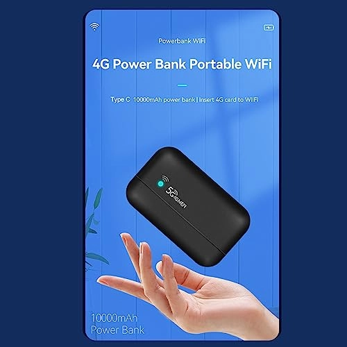 Portable WiFi Hotspot - 4G LTE WiFi 802.11g/b/n 300Mbps
