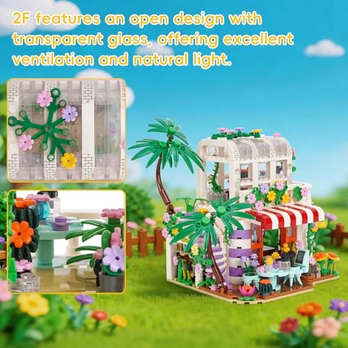 Blumenhaus Building Block Set - Sunshine Greenhouse 775 pcs