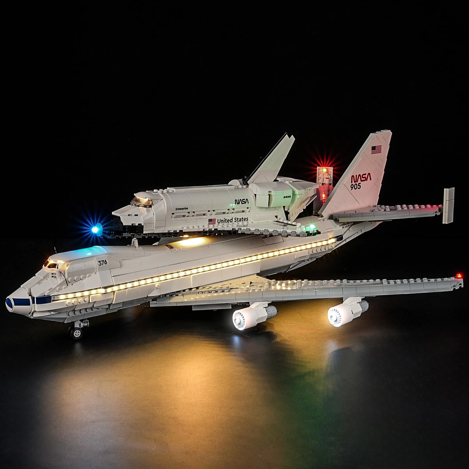 BRIKSMAX LED Light Kit for LEGO Icons Shuttle Carrier Aircraft 10360
