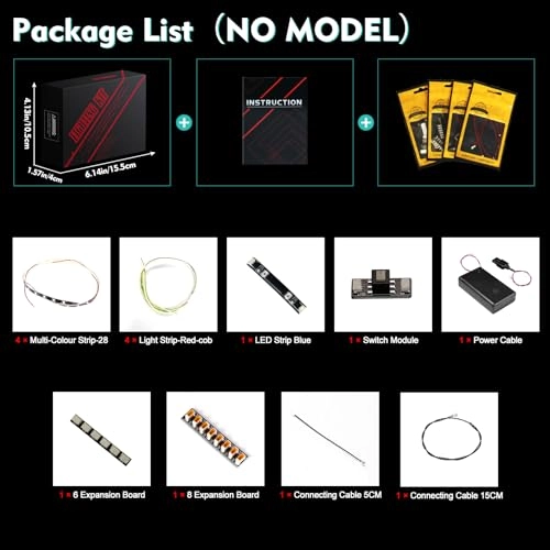 Light kit Compatible with Lego 21358 Minifigure Vending Machine - Red Standard Version LED