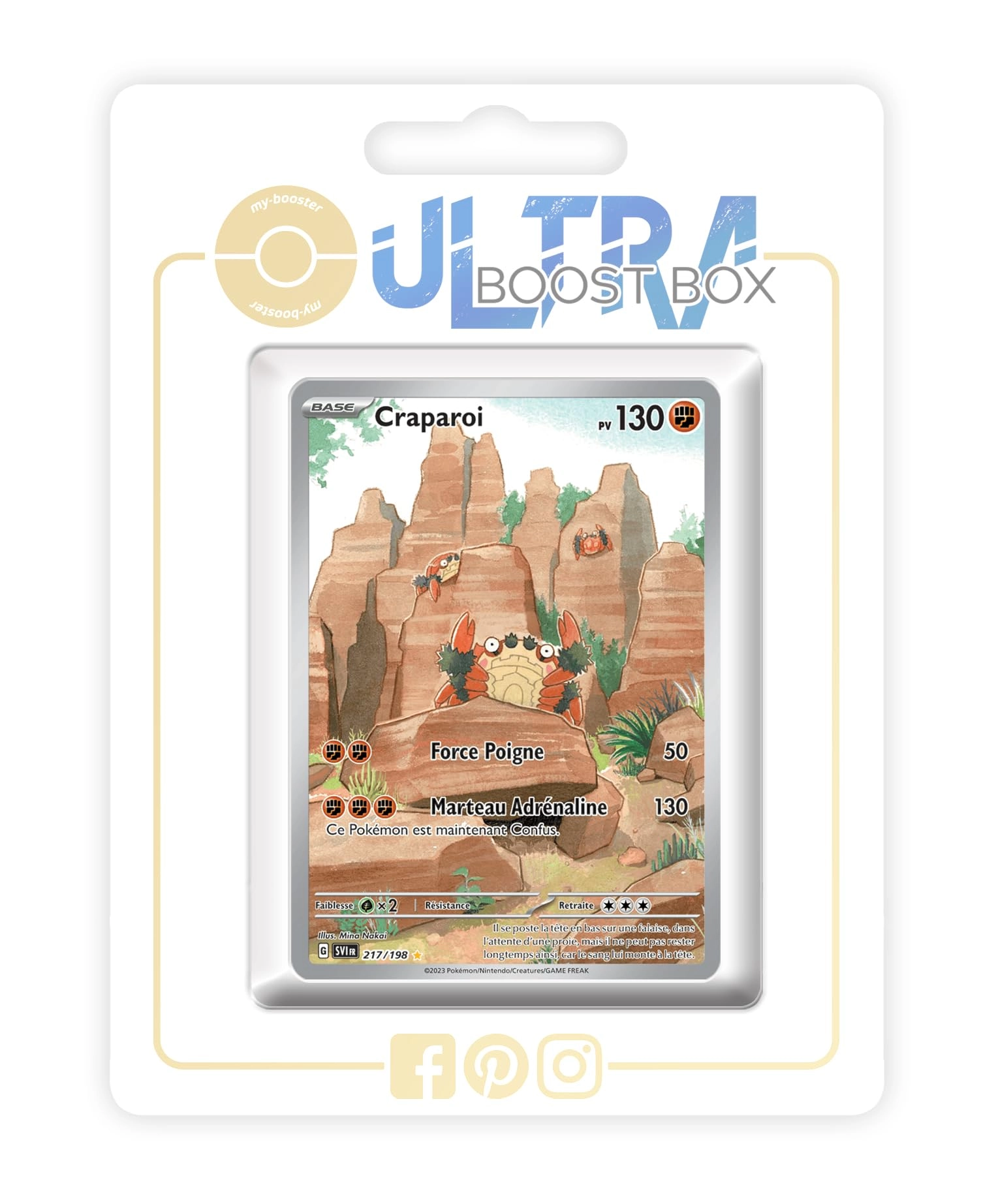 my-booster Pokémon Ultraboost X SV01-FR24-UB-217 - French 10pcs