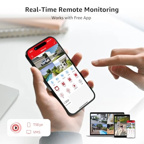 A6804-54BU-Black - 4pcs 4CH 5MP