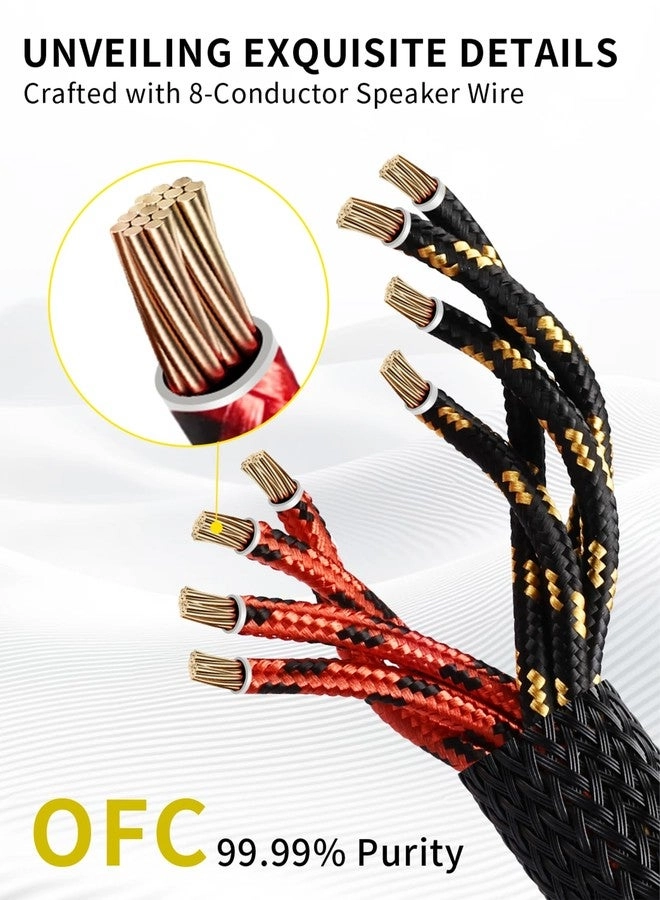 9 AWG Speaker Cable Pack