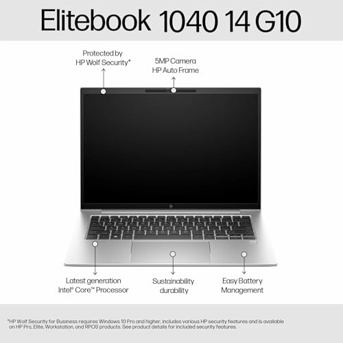 EliteBook 1040 G10 - 14'' i7-1355U 16GB DDR4 512GB SSD
