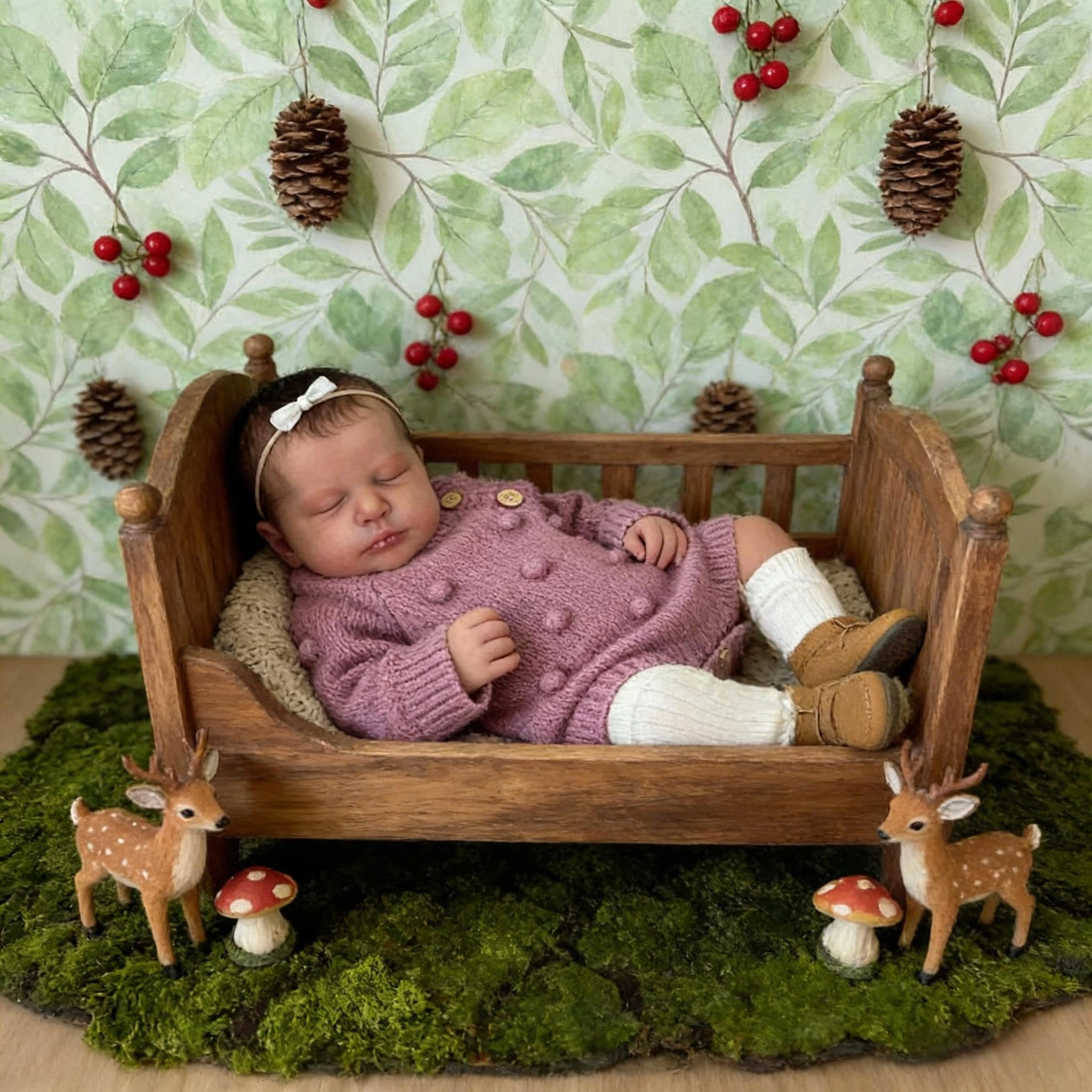 LOULOU Reborn Baby Doll - 20 Inch Vinyl Girl Ages 3+