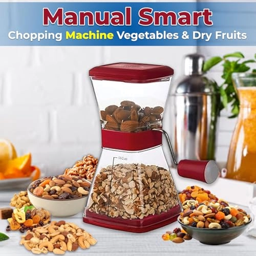 Manual Smart Chilli & Dry Fruit Plastic Chopper - 250 ML