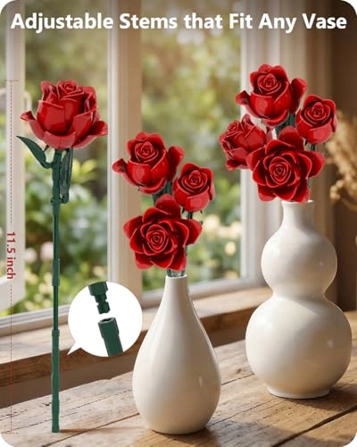 Roses Bouquet Building Set - Forever Roses