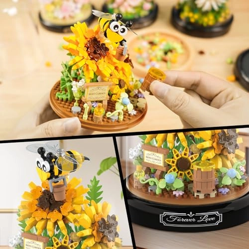 Flower Bouquet Building Sets - Bee 548 pcs