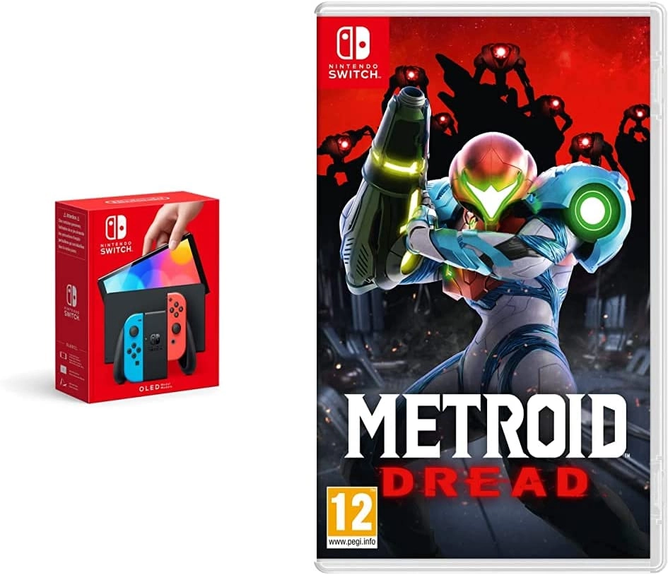 Nintendo Switch (Oled Model) - 64GB + Metroid Dread