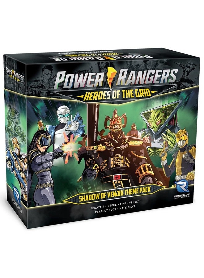 Renegade Game Studios Power Rangers Heroes of The Grid: Shadow of Venjix Theme Pack