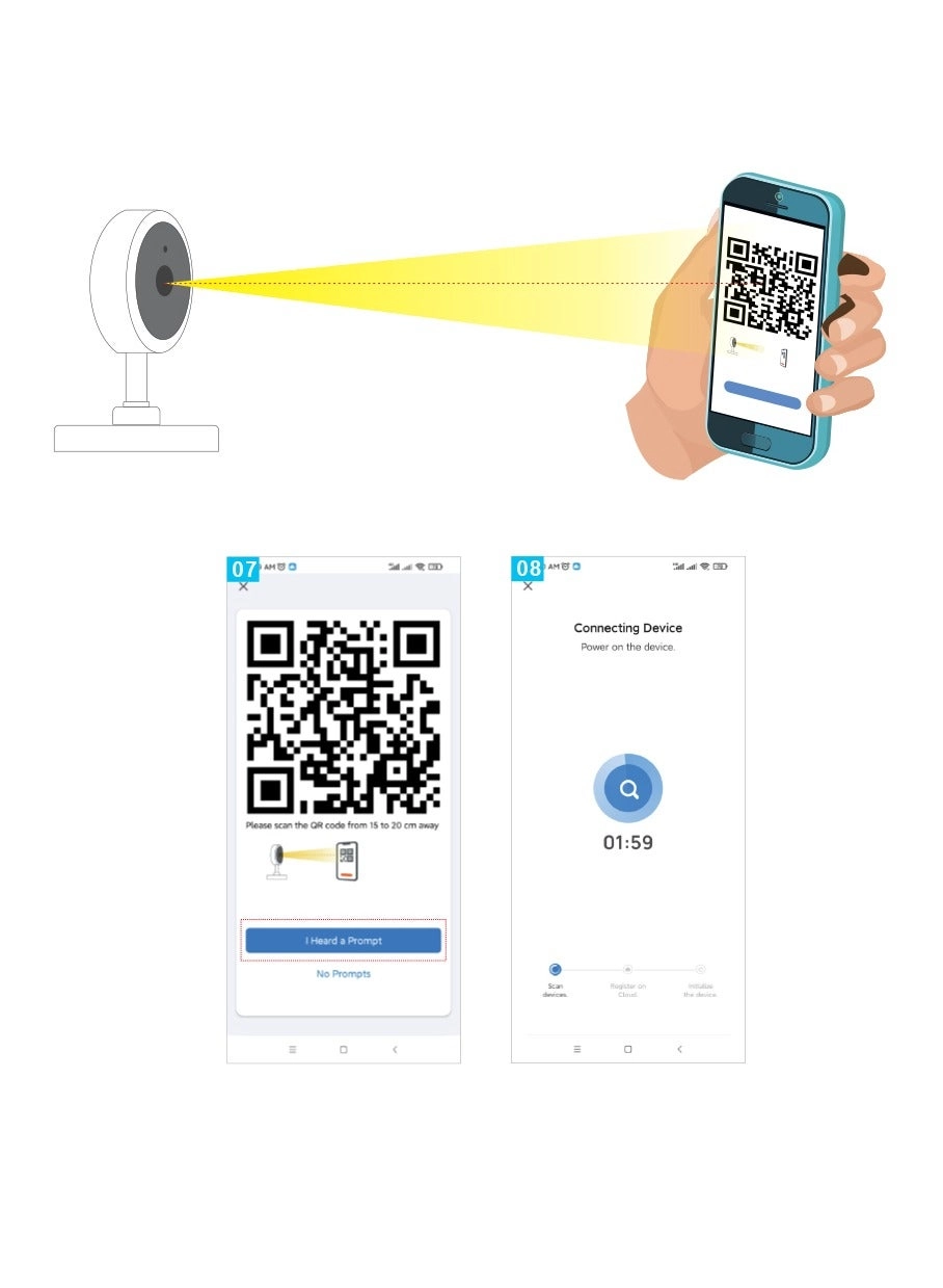 Indoor PTZ Smart Camera 2304x1296