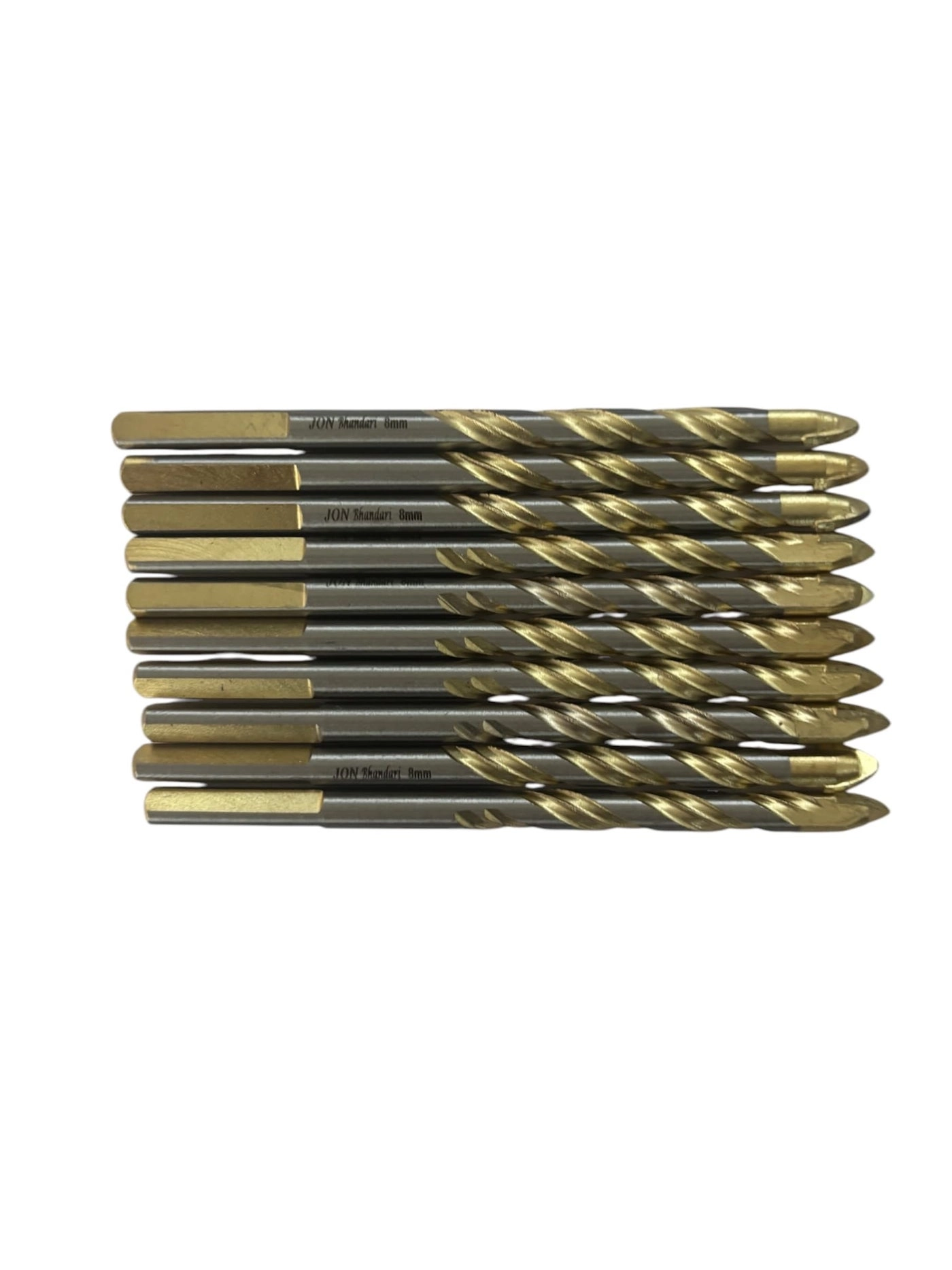 Jon Bhandari Tools Drill Bit Set - Tungsten Carbide 10pc 8mm