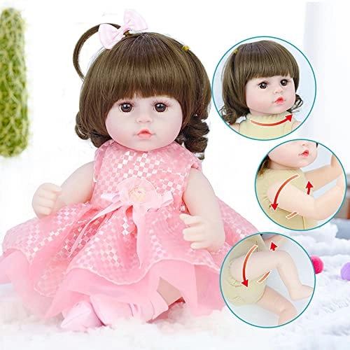Reborn Baby Doll - 16.5 Inch Vinyl Toddler Girl