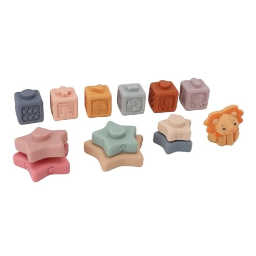 Soft Stacking Building Blocks - Lion 12 pcs