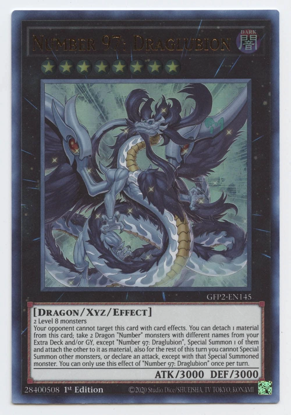 Yu-Gi-Oh! Anime Number 97: Draglubion GFP2-EN145