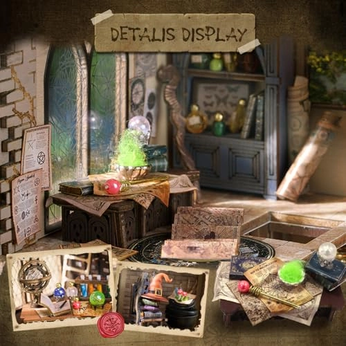 DIY Miniature House Kit - Magic Workshop 1:24