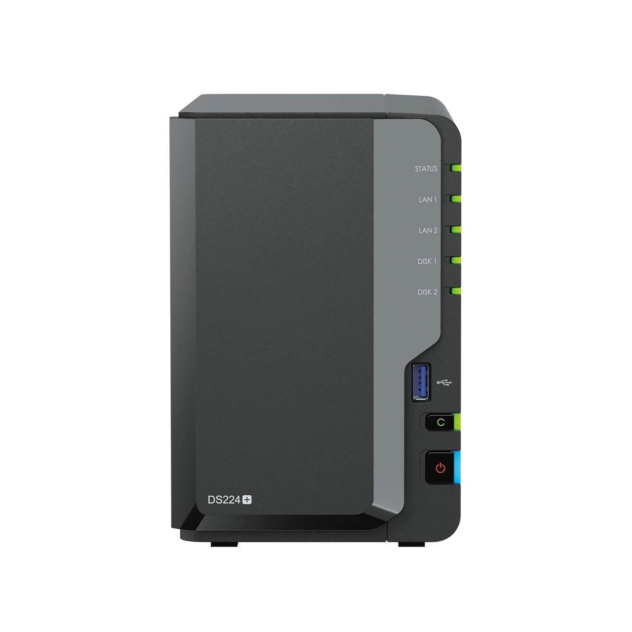 Synology DS224+ + WD30EFZX 2-Bay 6TB - 2 x 3TB WD Red Plus HDDs