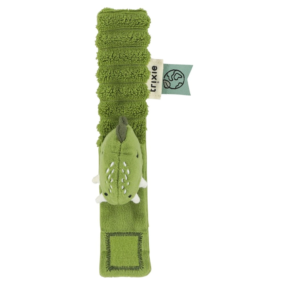 TRIXIE Mr. Dino - Suitable for 0 months & above soft silicone and smooth beechwood