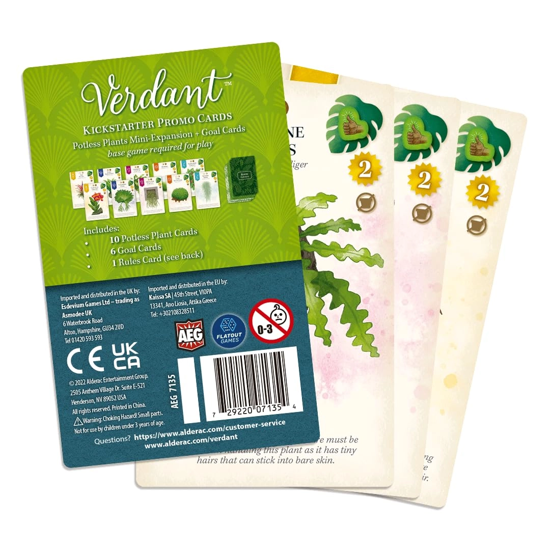 AEG Verdant: Potless Plants Mini Expansion - Kickstarter Promo