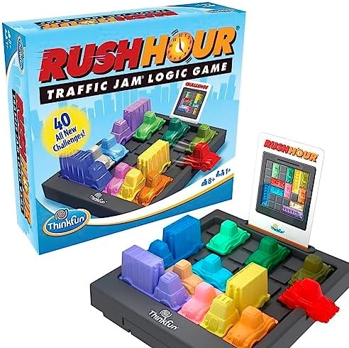 ThinkFun Rush Hour - Traffic Jam Logic 40 Challenge Cards