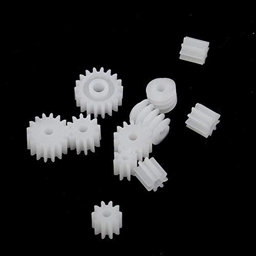 Plastic Motor Gears - 11Pcs Worm