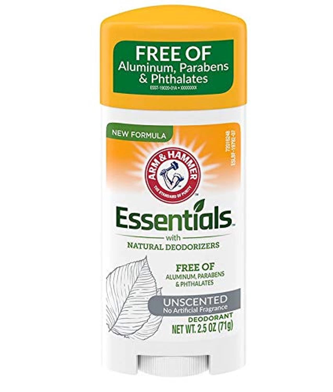 Essentials Solid Deodorant - Unscented 71.24 gram Pack