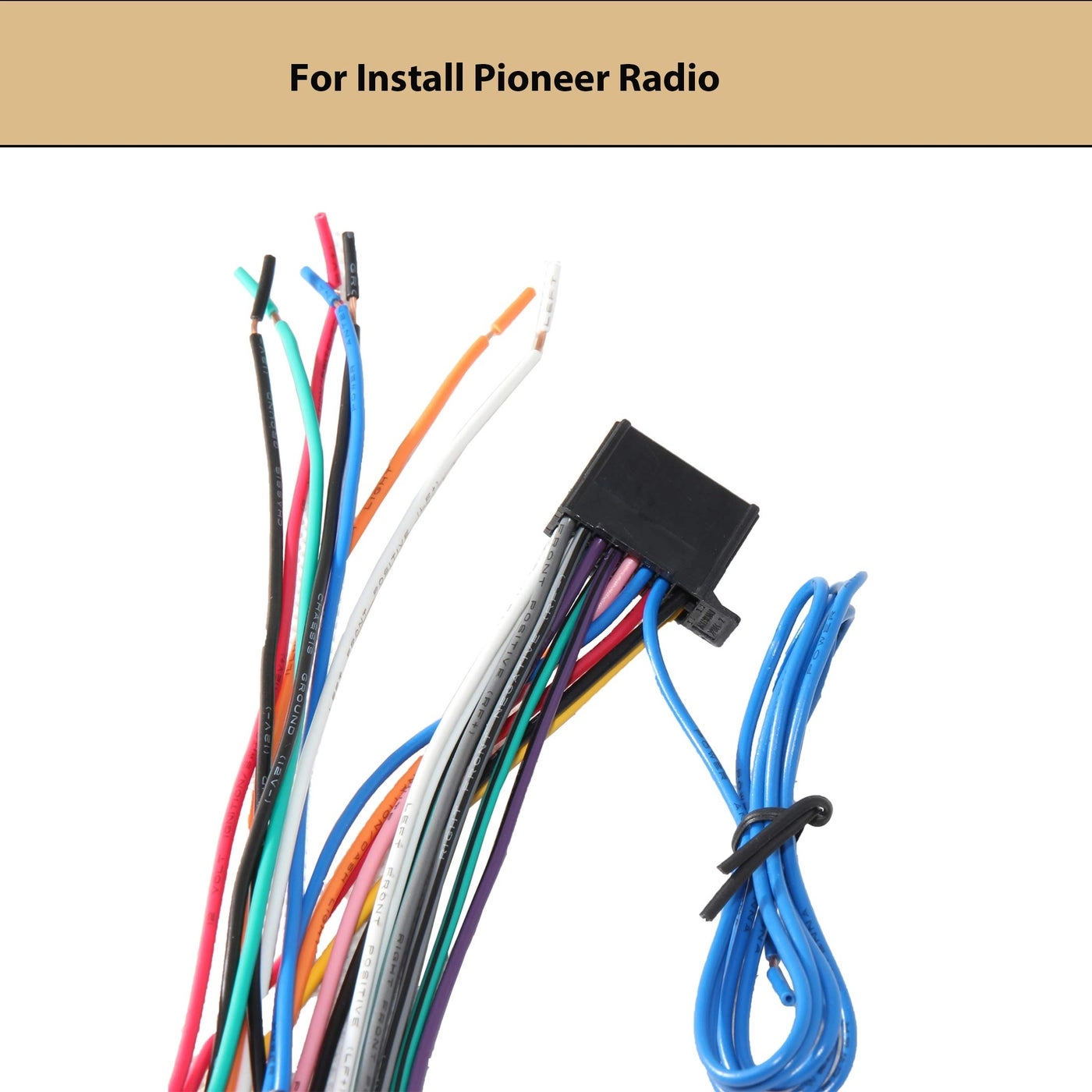 Car Stereo Pionner Wire Harness Adapter Connector - Compatible with Ford F150 Escape Focus 2004-2013, Lincoln 2006-2010 Town Car for Pionner Radio CD Player Receiver Amplifier/SWC Cable Plug