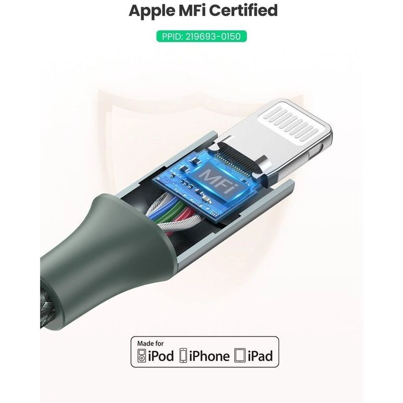 Charge Cable 60W USB-C to Lightning 1m Braided