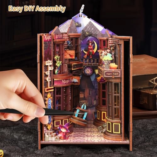 Miniature Wooden Dollhouse Furniture Kit - Creative Room 1:24