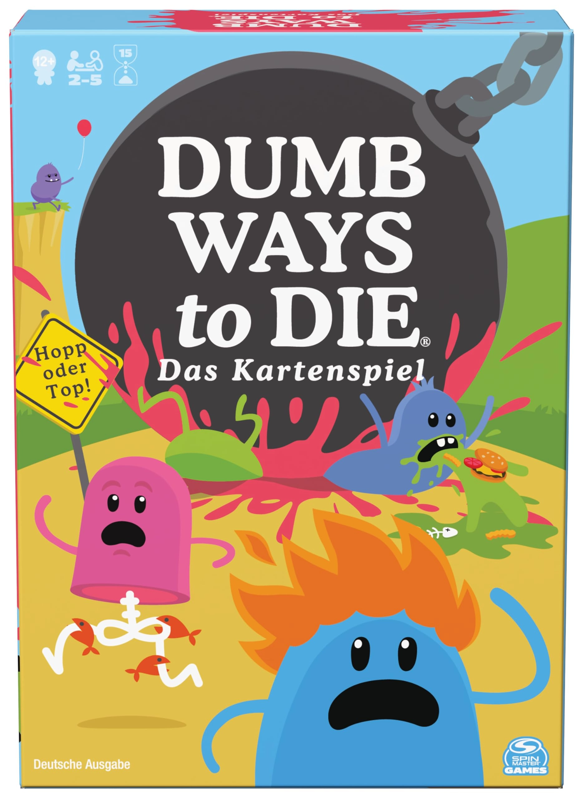 SPIN MASTER GAMES Dumb Ways to Die - Card Game (German)