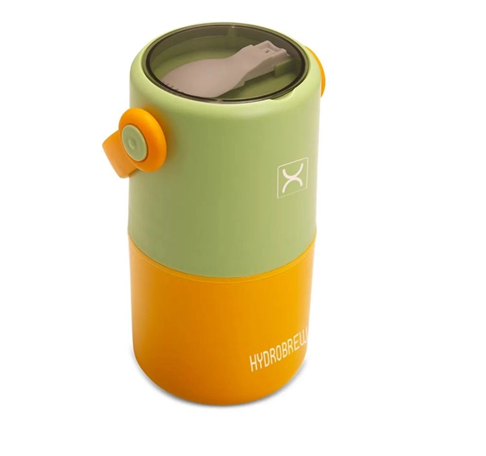 Double Decker SS Lunch Box - Sage And Amber 0.82L